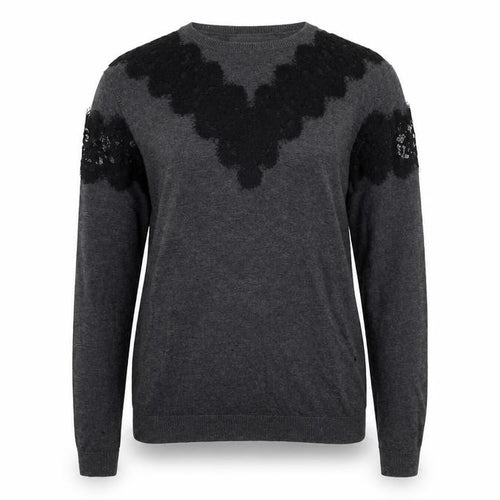 Warehouse Womens Grey   Pullover Jumper Size 6