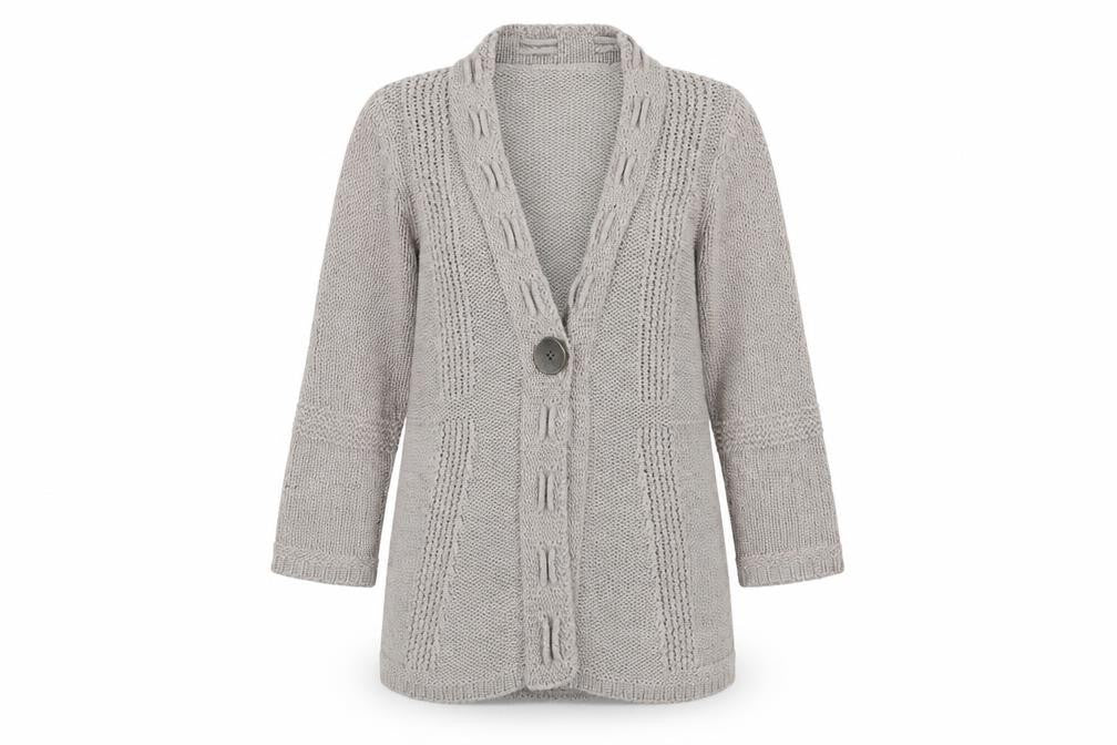 Marks and Spencer Womens Grey   Cardigan Jumper Size 10