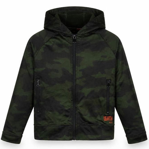 US Athletic Boys Green Camouflage  Jacket  Size 6 Years