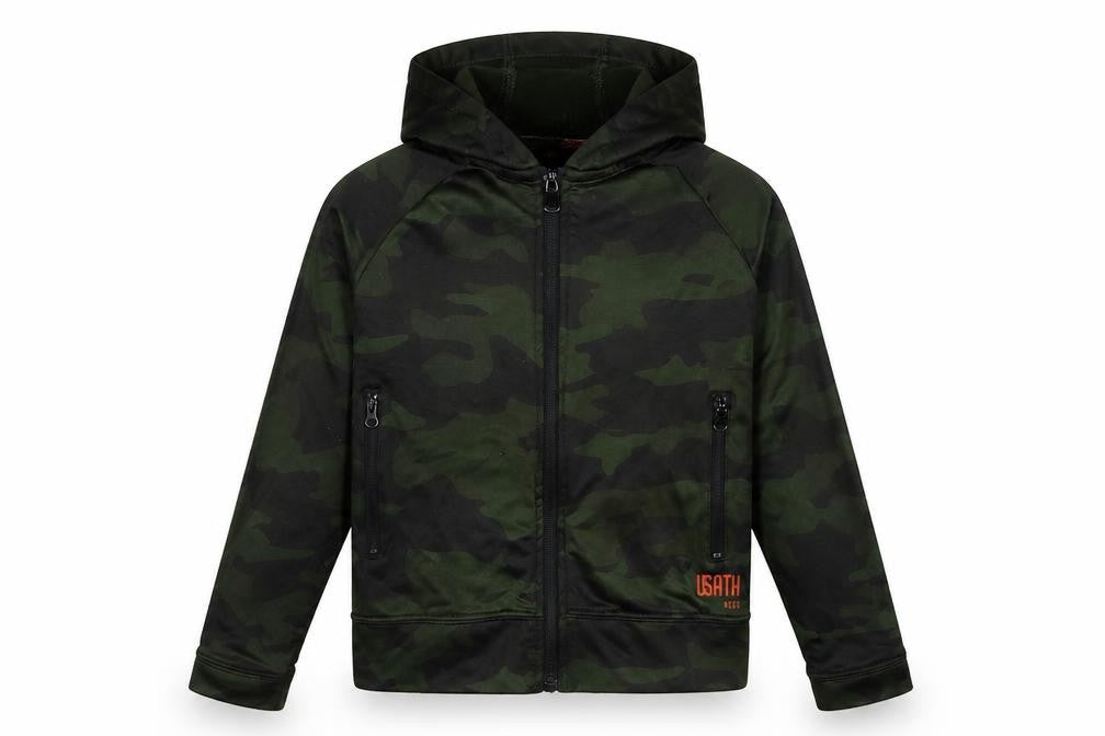 US Athletic Boys Green Camouflage  Jacket  Size 6 Years