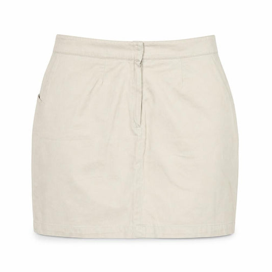 Front view of Joie de Vivre women’s beige bandage skirt, size UK 12