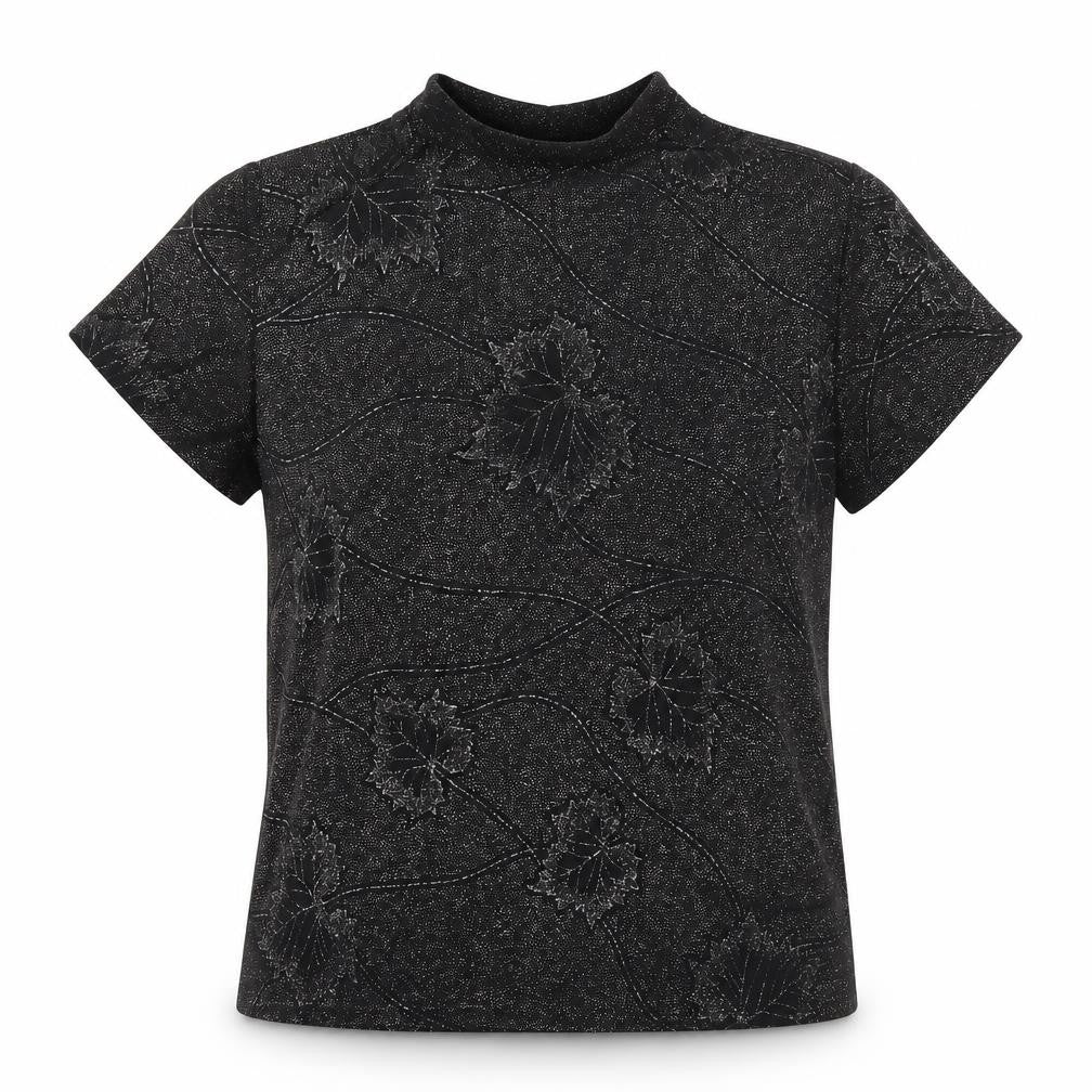 Bon Marché Womens Black   Basic T-Shirt Size L