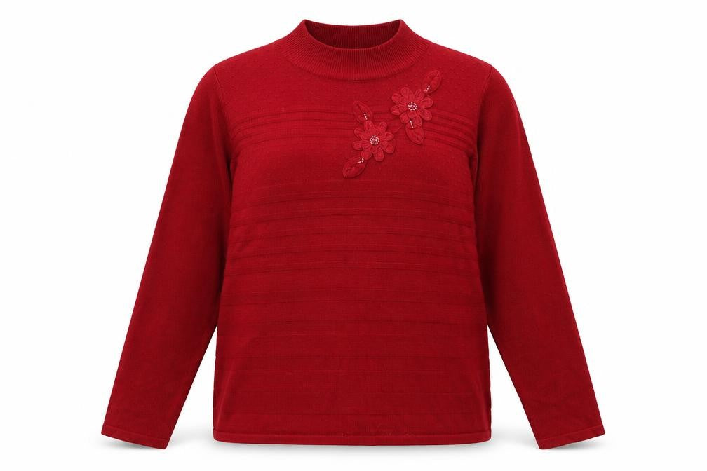 Bon Marché Womens Red   Pullover Jumper Size M