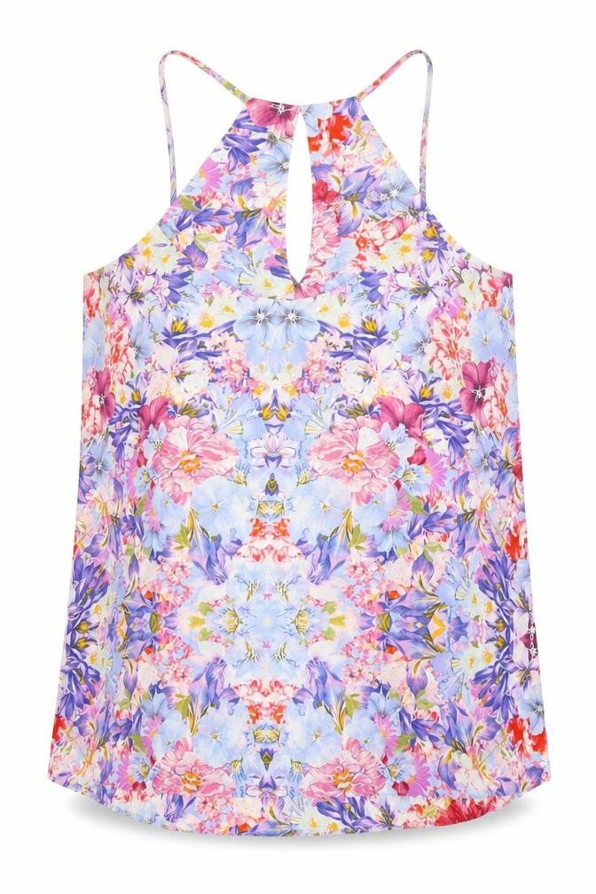 Dorothy Perkins Womens Purple Floral  Basic Blouse Size 10