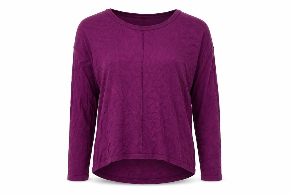 Front view of Tu women’s purple jumper, size UK 8