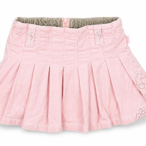 Pumpkin Girls Pink Floral Velvet Skater Skirt Size 3 Years