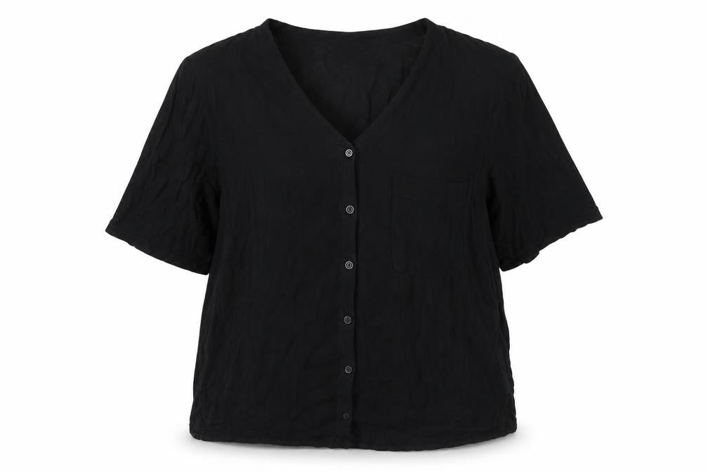 Evans Womens Black   Basic Blouse Size 16