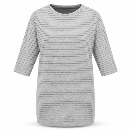 Mango Womens Grey Striped  Jumper Dress  Size XS