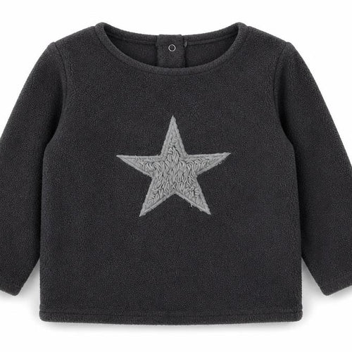 NEXT Boys Grey Solid  Babydoll Pyjama Top Size 9-12 Months