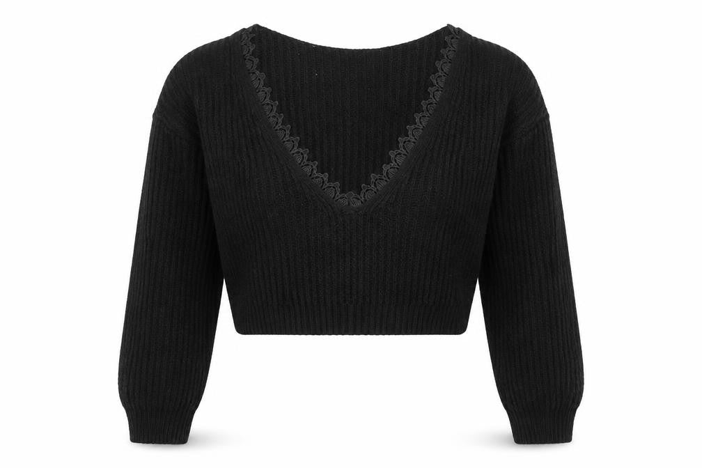 Boohoo Womens Black   Pullover Jumper Size S