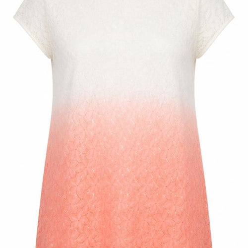 Happy Holly Womens Pink Floral  Basic T-Shirt Size 8