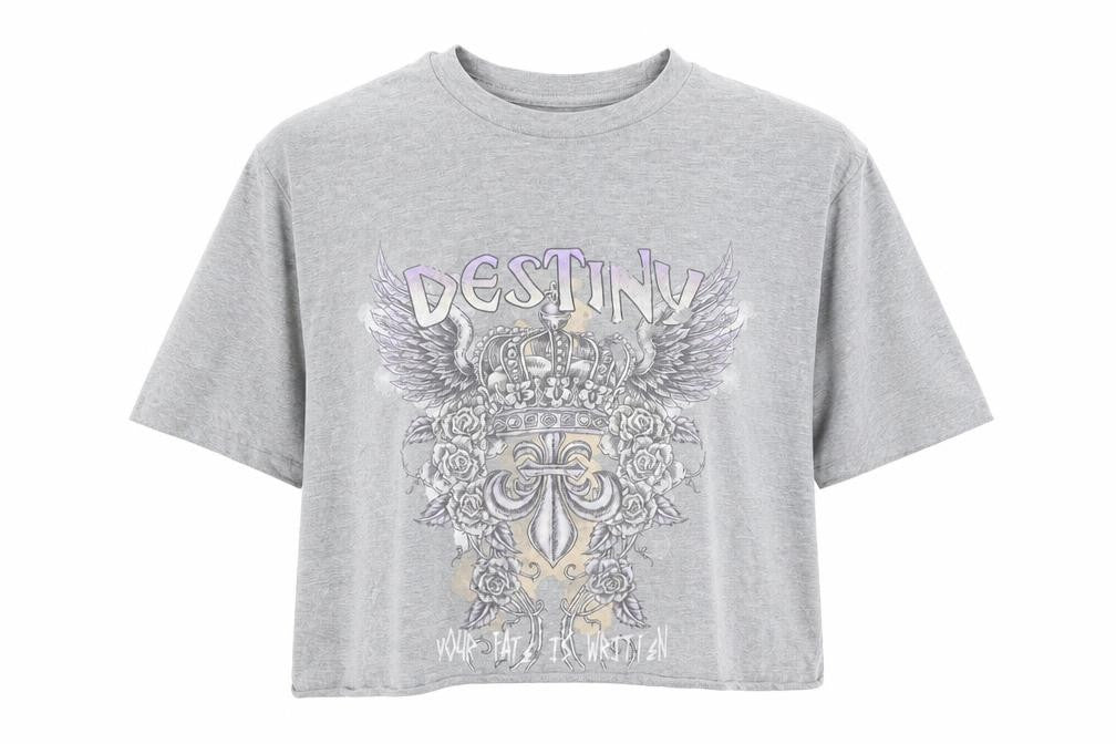 Capsule Womens White   Cropped T-Shirt Size XL
