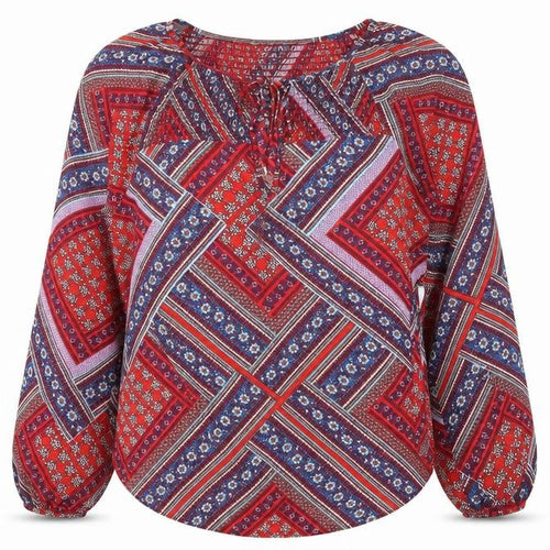 Dorothy Perkins Womens Multicoloured Geometric  Basic Blouse Size 10