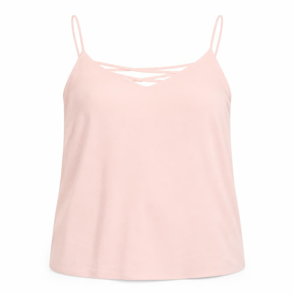 New Look Womens Pink  Mesh Basic Blouse Size 16