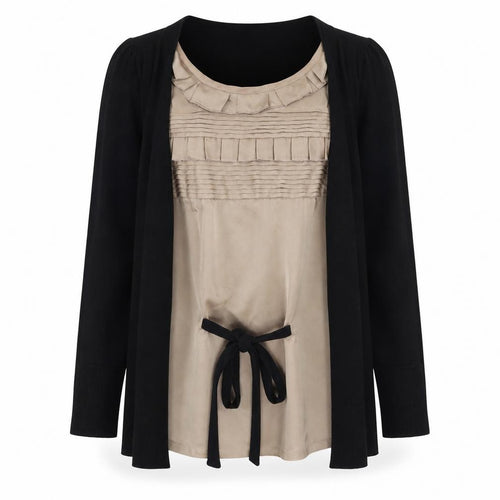 Petite Collection Womens Black   Pullover Jumper Size 10