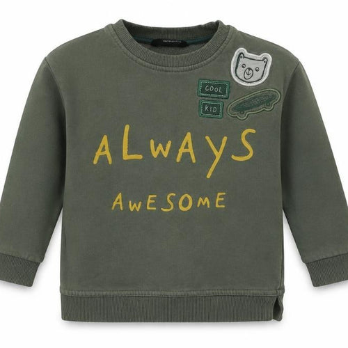 George Boys Green Animal Print  Pullover Hoodie Size 2-3 Years