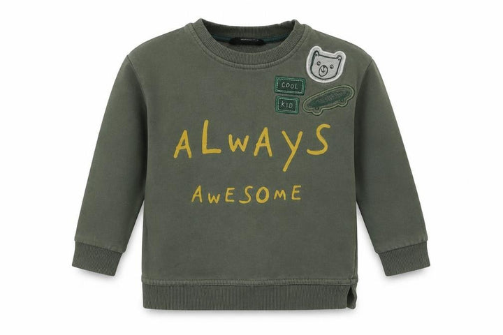 George Boys Green Animal Print Pullover Hoodie Size 2-3 Years