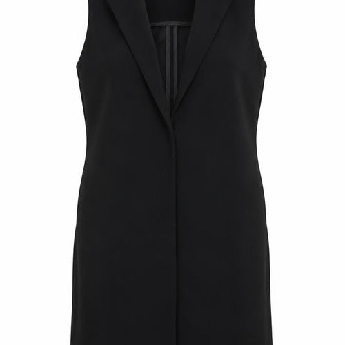 Topshop Womens Black   Gilet Blazer Size 6