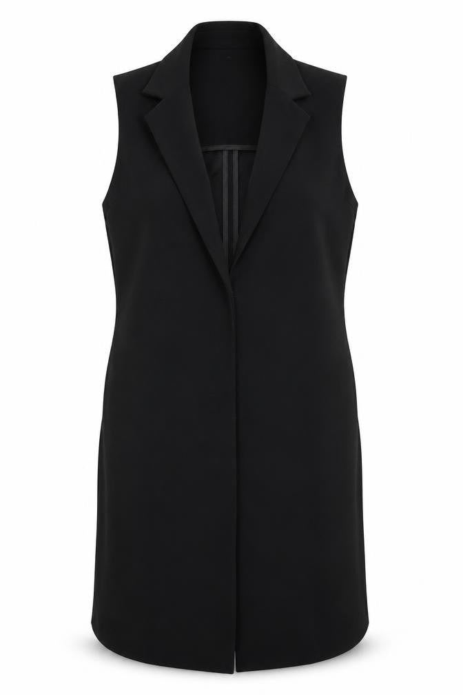 Topshop Womens Black   Gilet Blazer Size 6