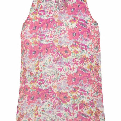 Mango Womens Pink Floral  A-Line  Size M