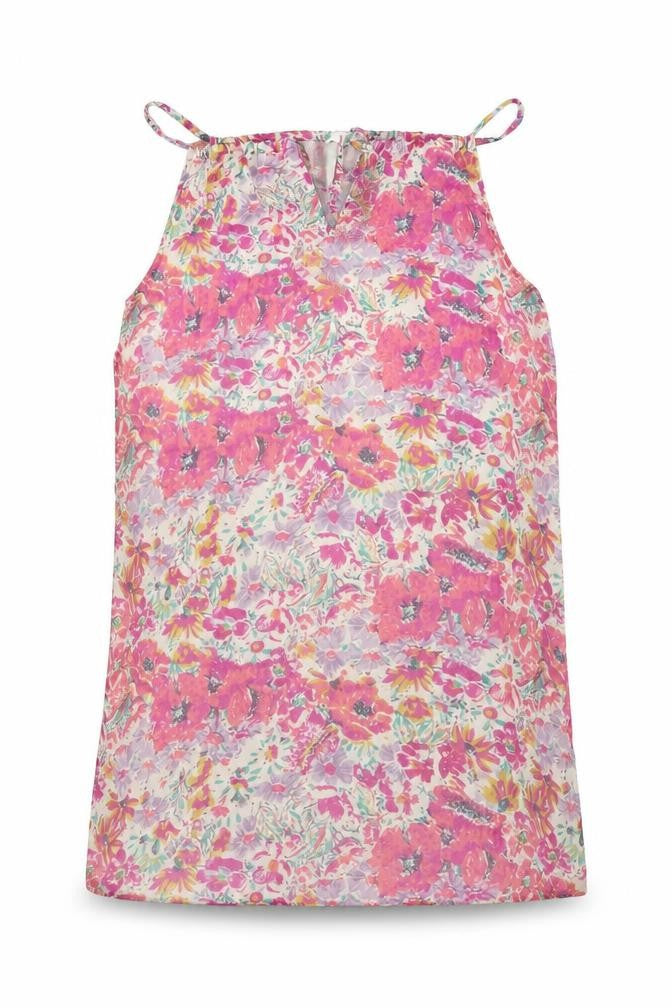 Mango Womens Pink Floral  A-Line  Size M
