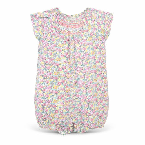 NEXT Girls Multicoloured Floral  Playsuit One-Piece Size 2 Years
