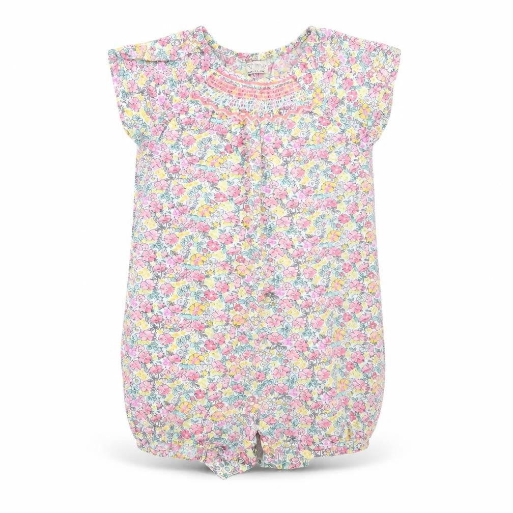 NEXT Girls Multicoloured Floral  Playsuit One-Piece Size 2 Years