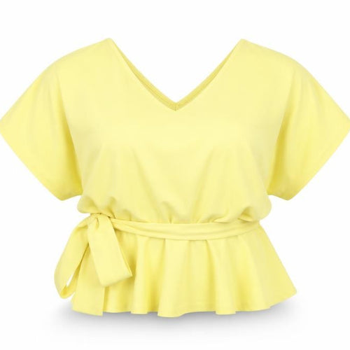 Quiz Womens Yellow   Basic Blouse Size 12