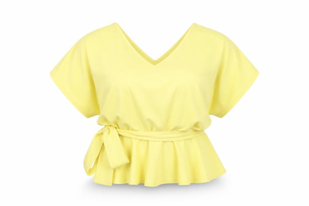 Quiz Womens Yellow   Basic Blouse Size 12