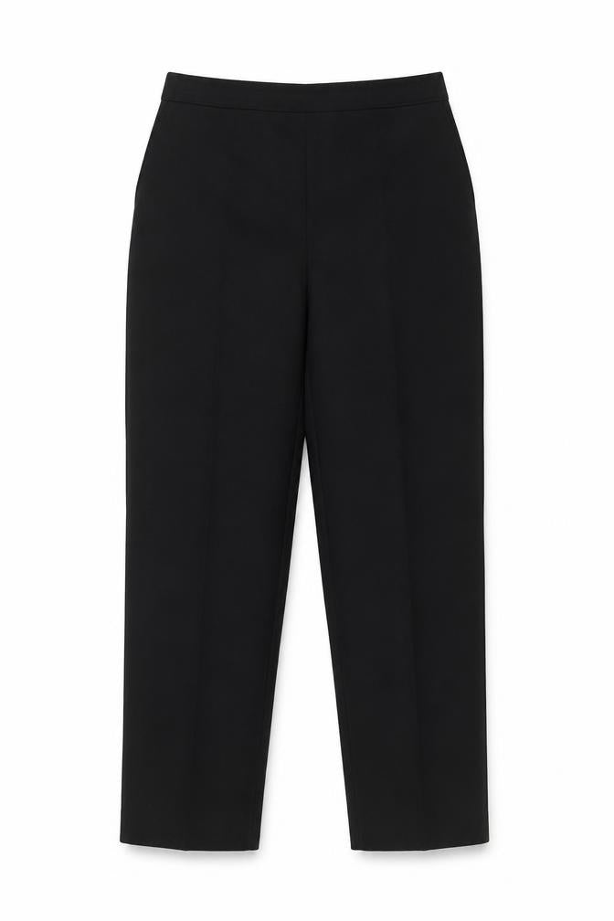 Preworn Womens Black   Trousers  Size 14 L24 in