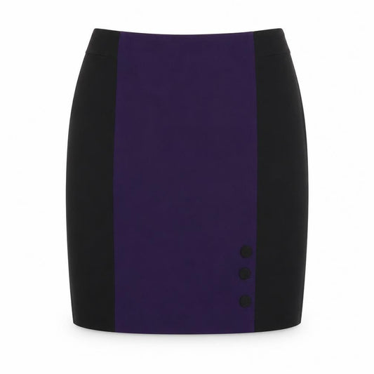 Front view of Country Casuals women’s black straight & pencil skirt, size UK 32, in