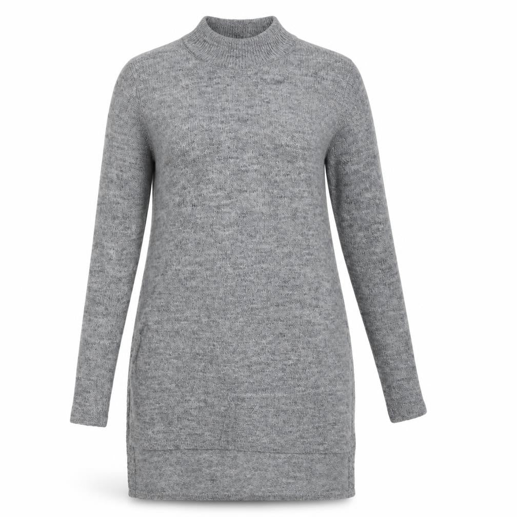 Front view of H&M women’s grey jumper, size S