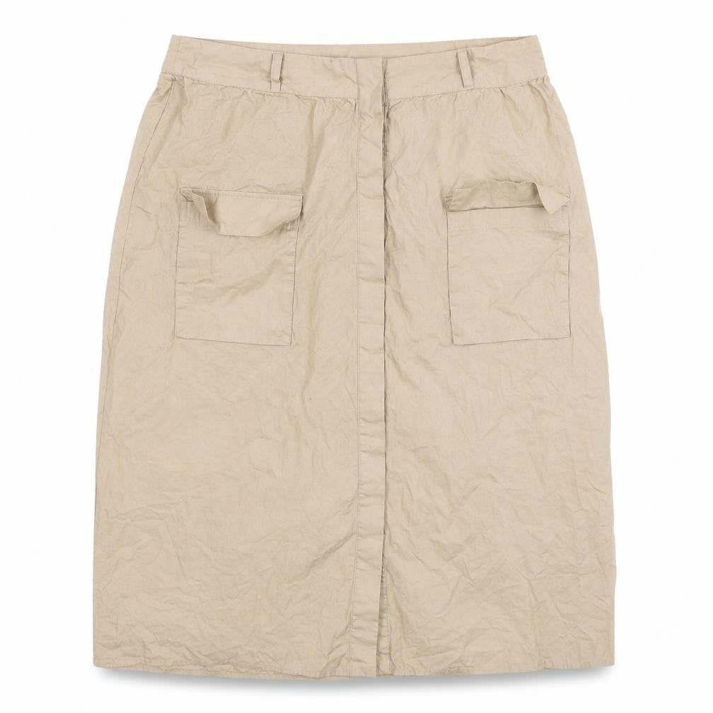 VILA Womens Beige   Straight & Pencil Skirt Size 32 in