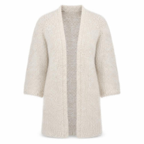 F&F Womens White  Knit Cardigan Jumper Size 6