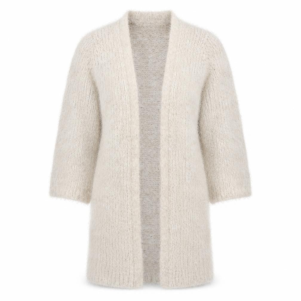 F&F Womens White  Knit Cardigan Jumper Size 6