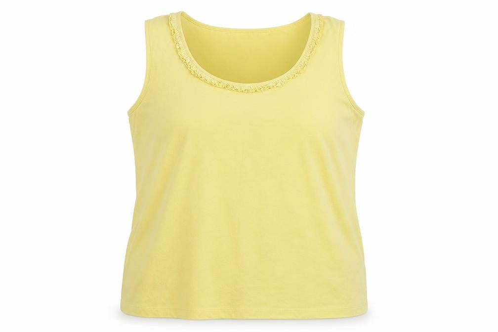 Debenhams Womens Yellow   Basic Tank Size 16