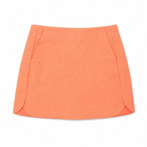 Topshop Womens Orange   A-Line Skirt Size 10