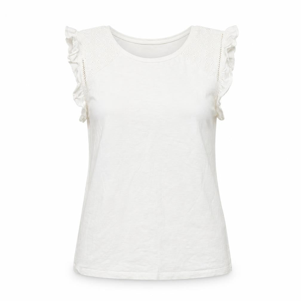 Oasis Womens White   Basic Tank Size S