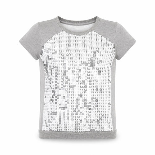 tammygirl Girls Grey   Basic T-Shirt Size 9-10 Years
