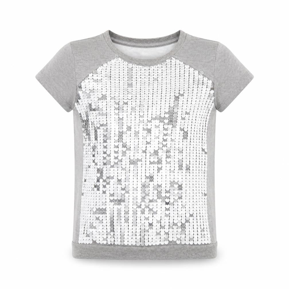 tammygirl Girls Grey   Basic T-Shirt Size 9-10 Years