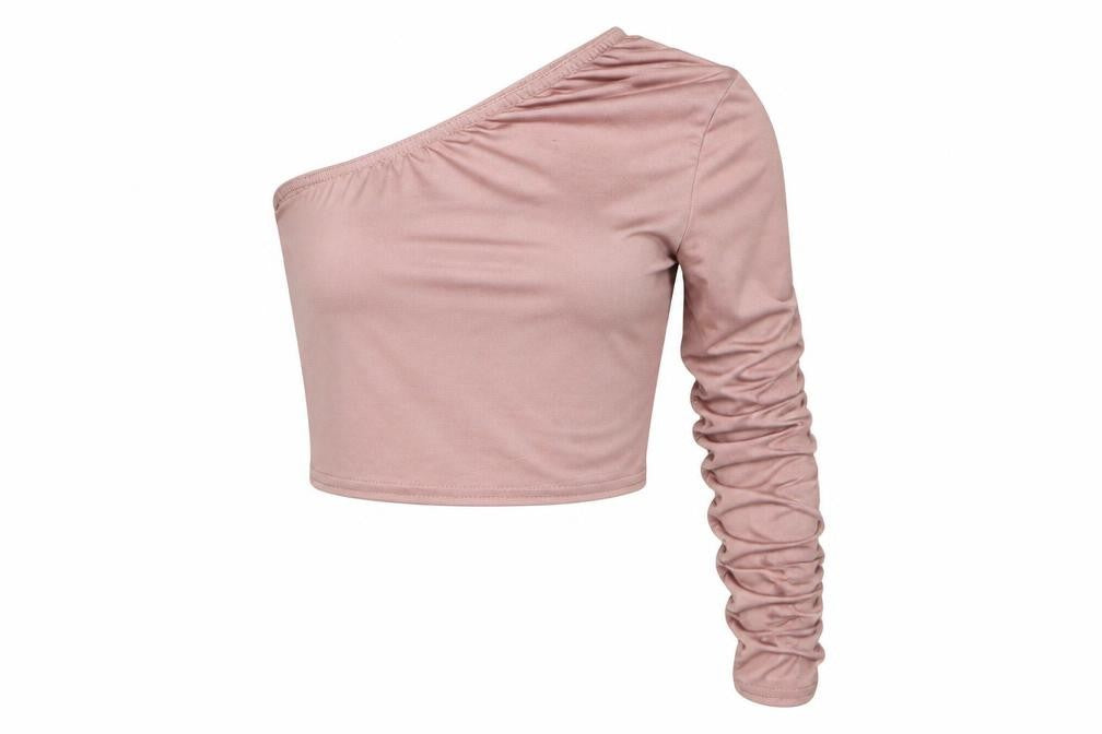 Femme Luxe Womens Pink   Basic Blouse Size 10
