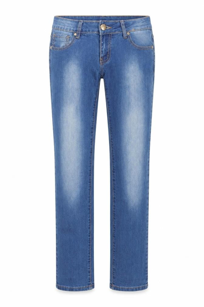 Mileno Womens Blue   Straight Jeans Size M L32 in