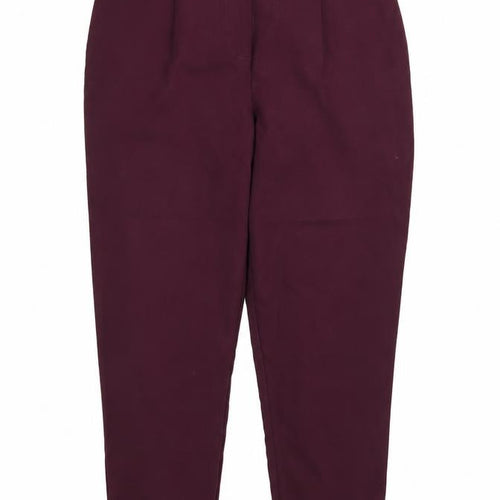 Newlook Womens Purple   Trousers  Size 12 L27 in