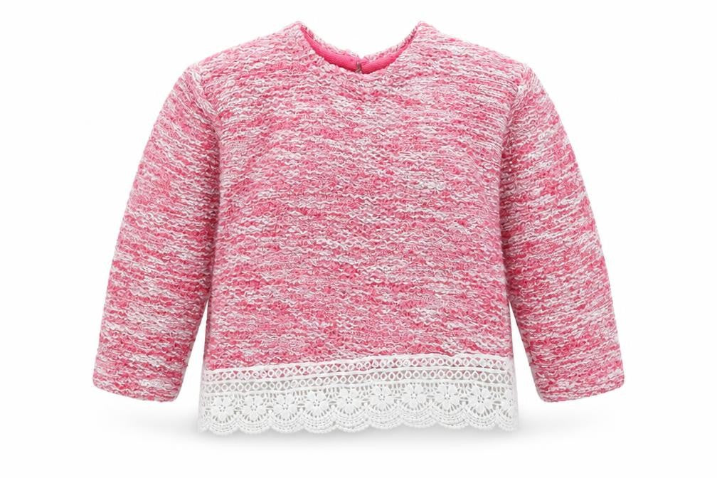 Primark Girls Pink  Knit Pullover Jumper Size 3-6 Months