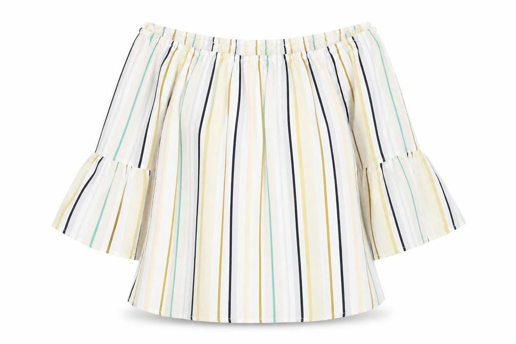 influence Womens Multicoloured Striped  Basic Blouse Size 6
