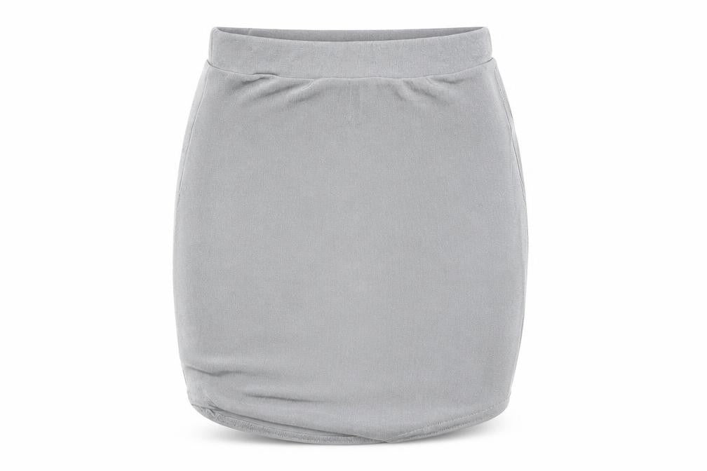 Misspap Womens Grey   Mini Skirt Size XS