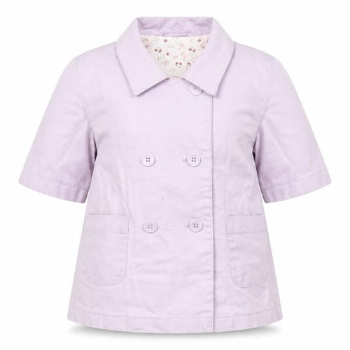 Marks and Spencer Girls Purple   Jacket Coat Size 3-6 Months