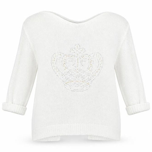 Topshop Womens Ivory  Knit Pullover Jumper Size 10