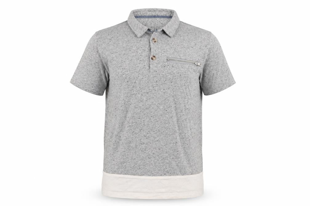 quality outfitters Boys Grey   Basic Polo Size 10 Years