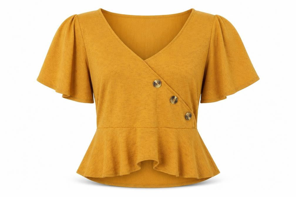 Miss Selfridge Womens Orange   Basic Blouse Size 10